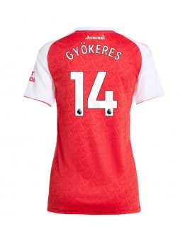 Arsenal Viktor Gyokeres #14 Replika Hemmakläder Dam 2025-26 Kortärmad